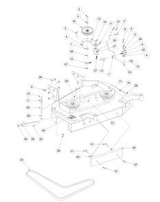 Part Location Diagram of 02000320-0637 MTD Baffle-chute 36